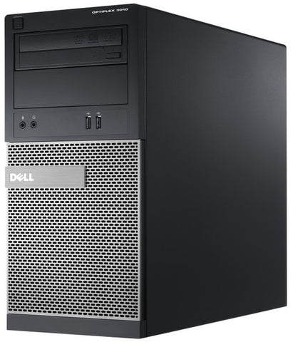 Refurbished Dell Optiplex 3010 Tower Intel i5-3470, 8Gb RAM, 256Gb SSD , DVDRW, Win 10 Pro
