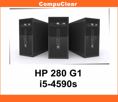 HP 280 G1 Mini Tower PC, Intel i5-4570s 3.0Ghz, 16Gb RAM, 240GB SSD + 500GB HDD, Windows 10 Pro