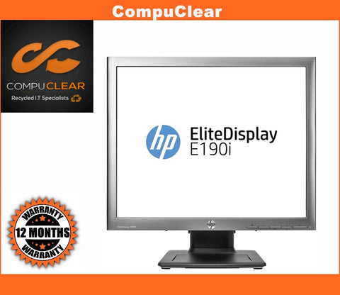 HP EliteDisplay E 190 i - 18.9" IPS LCD Monitor - Grade A with Cables