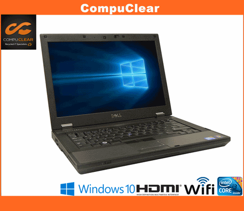 Dell Latitude E5410 14.1" Laptop - Core i3 2.4GHz, 4GB RAM, 250GB HDD Win 10