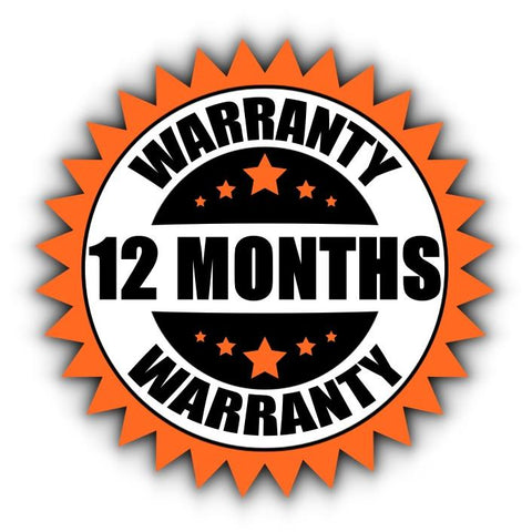 12 Months Warranty